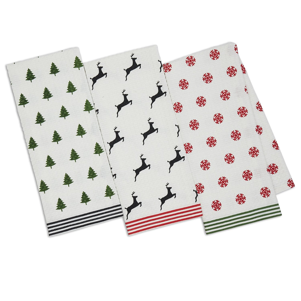 North Pole Printed Dishtowels