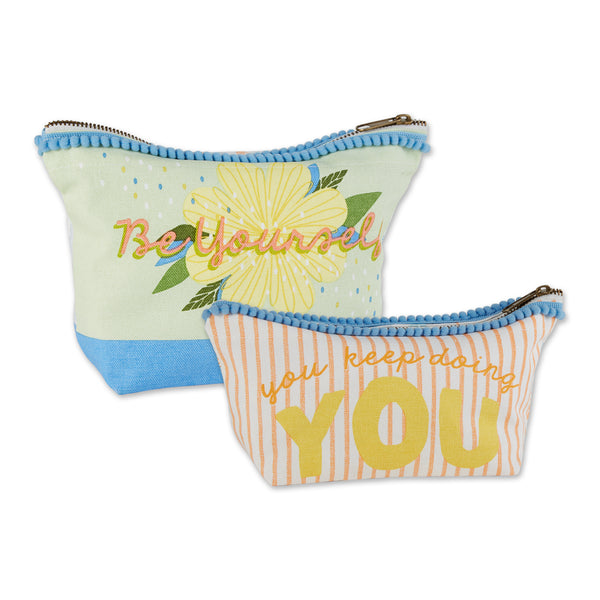 Be Yourself Printed Pouch Set Of 2