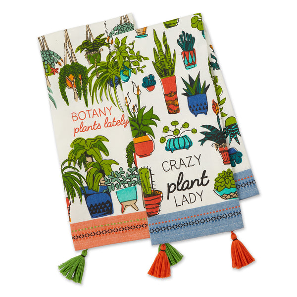 Crazy Plant Lady Printed Dishtowels Mixed Dozen
