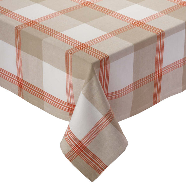 Harvest Picnic Plaid Tablecloth - 60 X 84