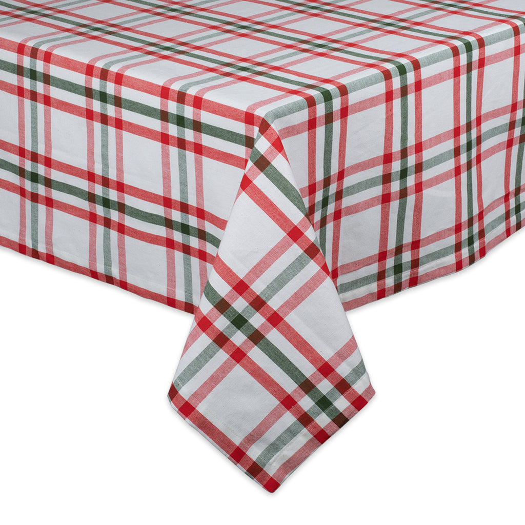 Nutcracker Plaid Tablecloth -  60 X 84