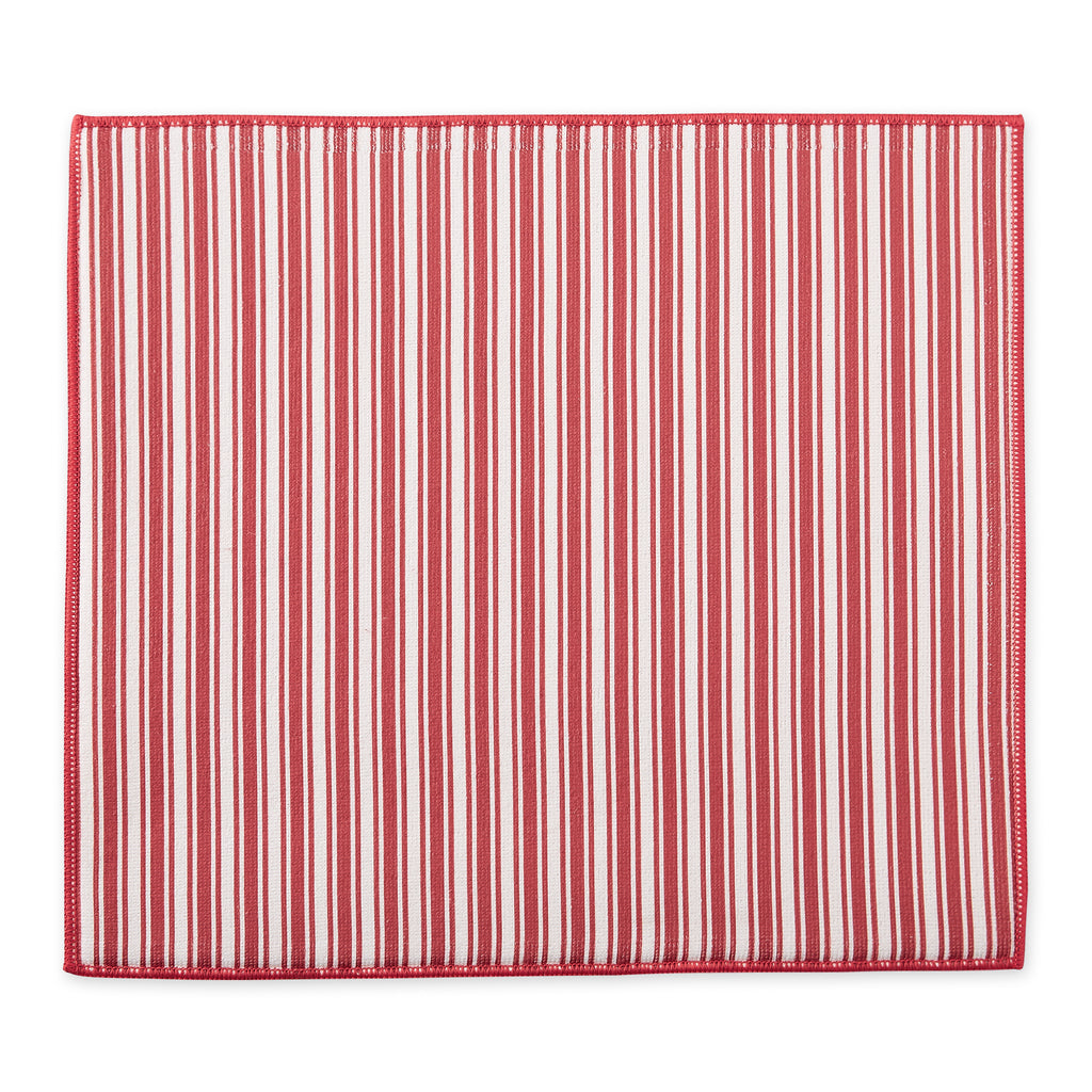 Heritage Holiday Stripes Drying Mat