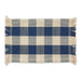 SAILOR BLUE CHECK FRINGE PLACEMAT