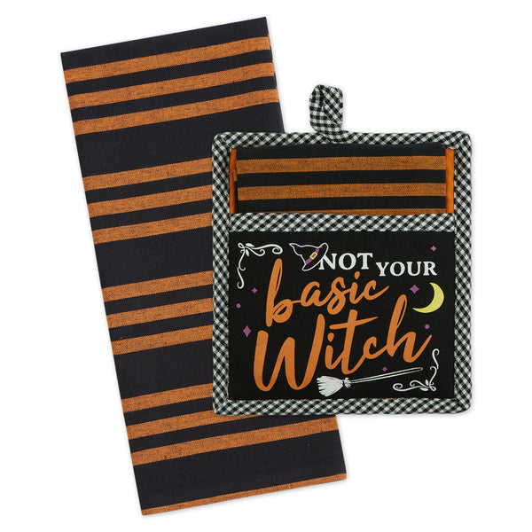 Not Your Basic Witch Potholder Gift Set