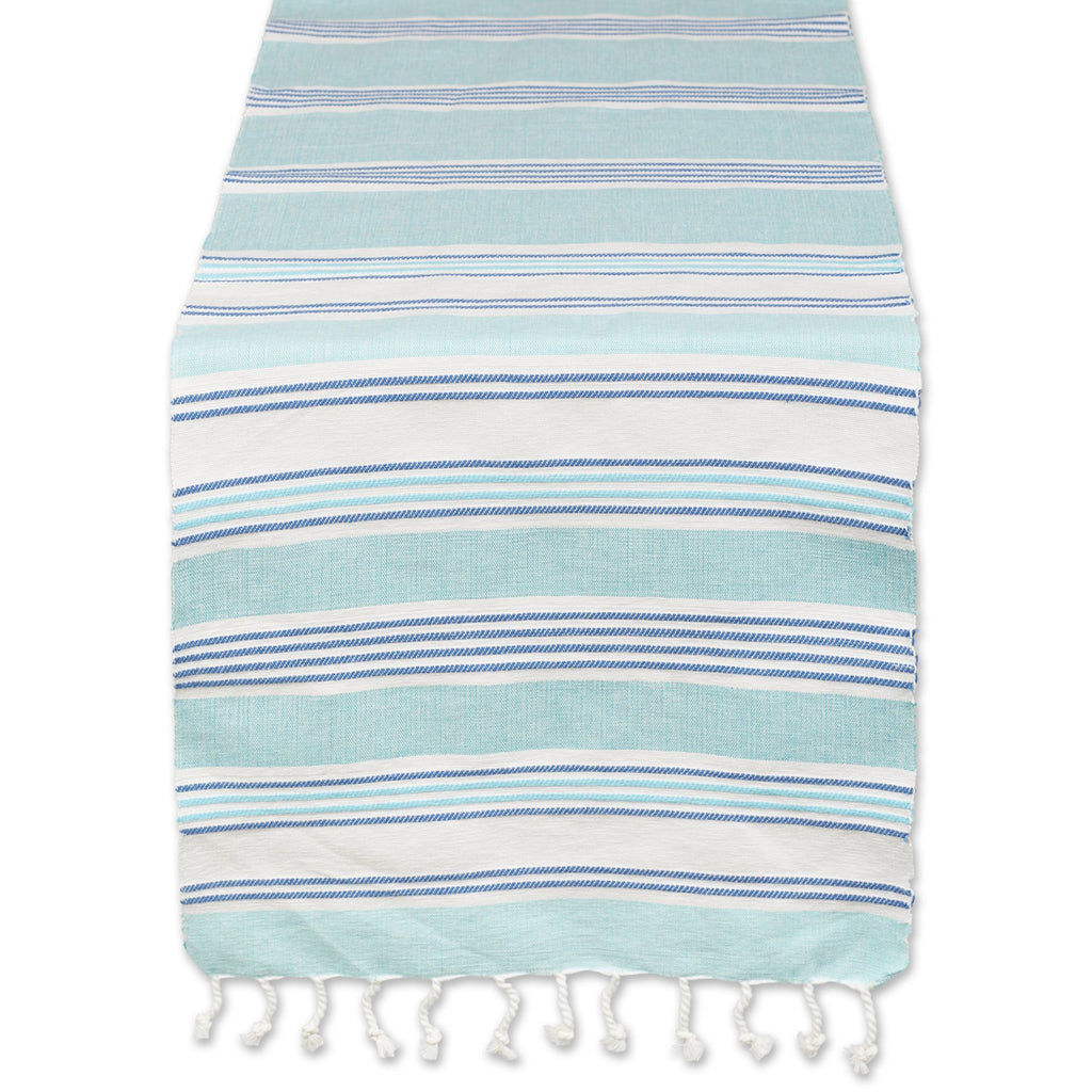 TIDAL STRIPE FOUTA TABLE RUNNER