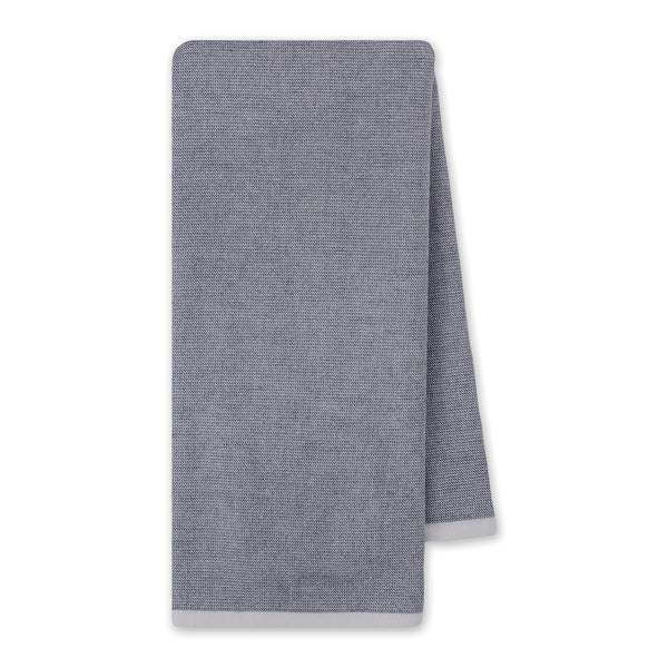 Blue Indigo Dual Side Chambray Terry Dishtowel