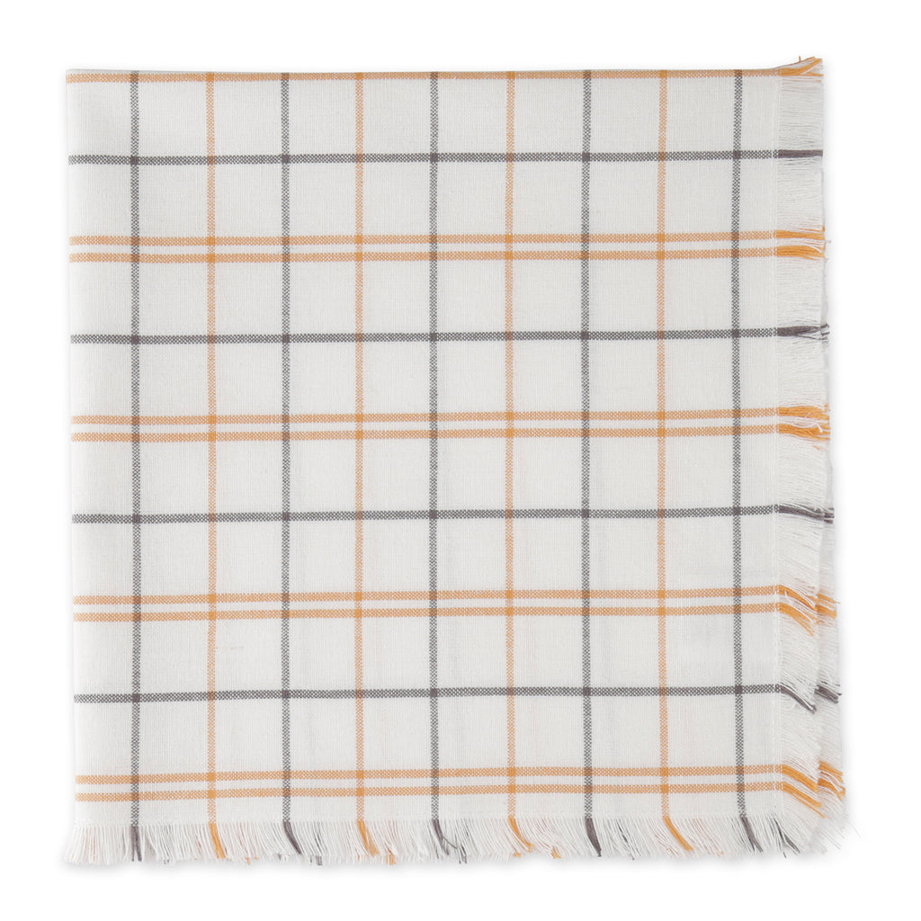 Harvest Windowpane Plaid Napkin