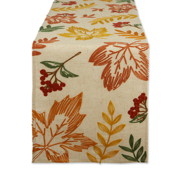 Scattered Leaves Table Runner - 14 X 70