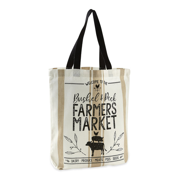 Bushel & Peck Printed Tote - DII Design Imports