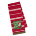 Santa Paws Embellished Dishtowel