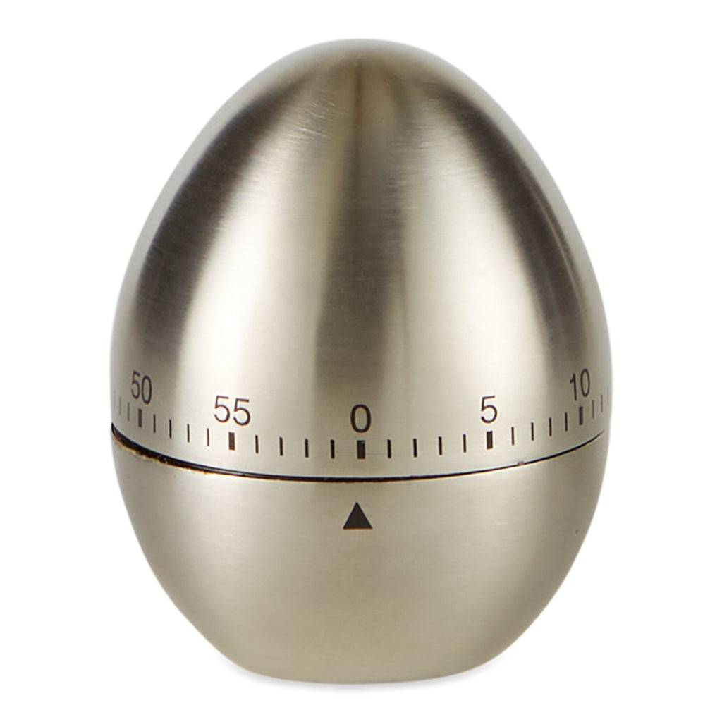 Brushed Chrome Egg Kitchen Timer