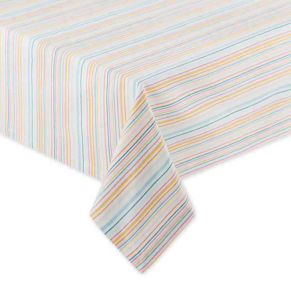 Malibu Stripes Tablecloth - 60 x 84"