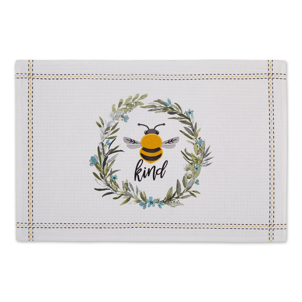 BEE KIND EMBELLISHED PLACEMAT