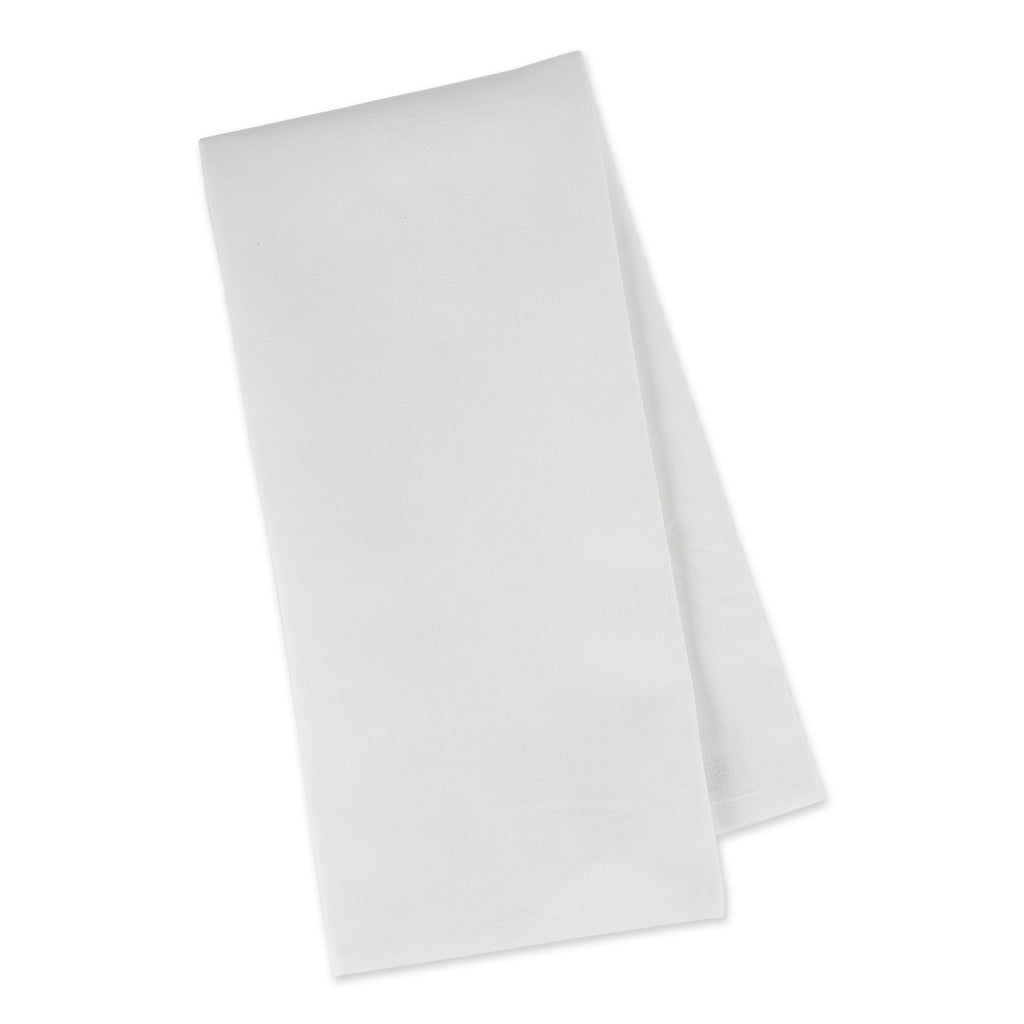 White Flat Dishtowel