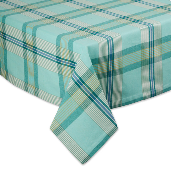 Trellis Plaid Tablecloth - 52 X 52"